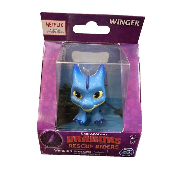 DreamWorks Dragons Rescue‎ Riders WINGER Collectible 3" Mini Dragon Figure NEW - Picture 1 of 6